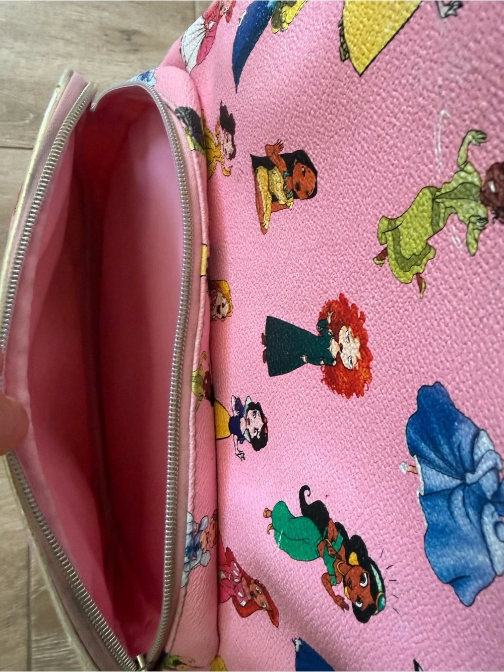 Kids Pink Princess Character Backpack